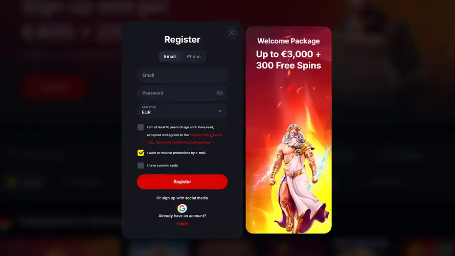 Yep Casino Registreren